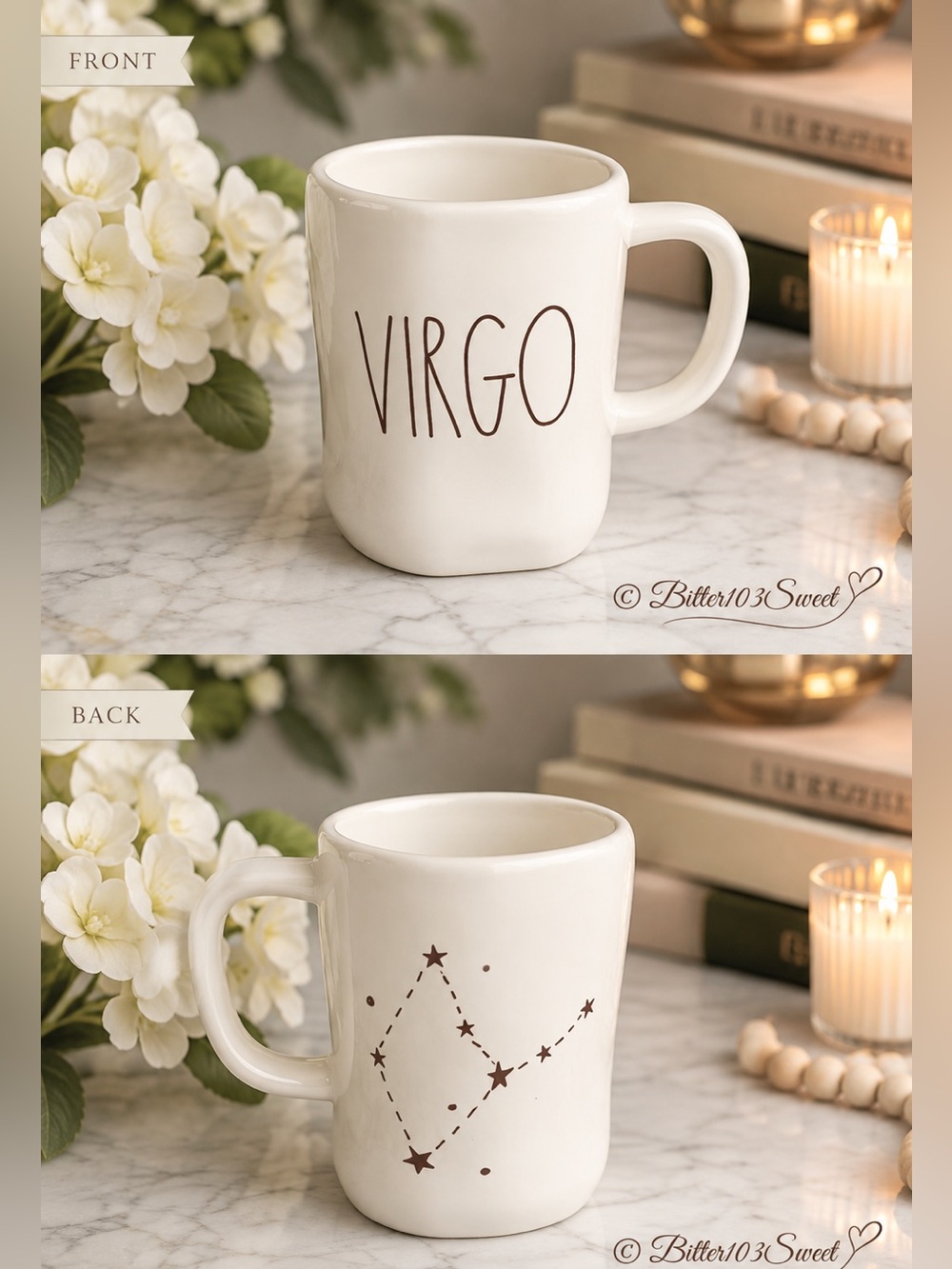 Rae Dunn VIRGO Zodiac Mug | Birthday Gift | Astrology Sign